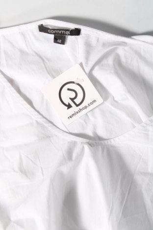 Γυναικεία μπλούζα Comma,, Μέγεθος L, Χρώμα Λευκό, Τιμή 21,03 €