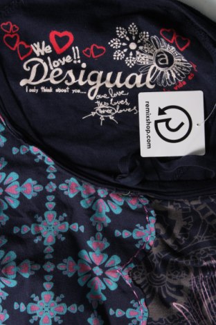 Γυναικεία μπλούζα Desigual, Μέγεθος S, Χρώμα Μπλέ, Τιμή 14,32 €