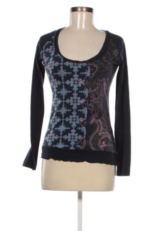 Γυναικεία μπλούζα Desigual, Μέγεθος S, Χρώμα Μπλέ, Τιμή 10,92 €