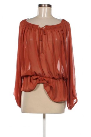 Дамска блуза E-Vie, Размер M, Цвят Кафяв, Цена 5,74 лв.