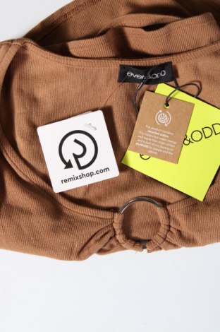 Γυναικεία μπλούζα Even&Odd, Μέγεθος XS, Χρώμα Καφέ, Τιμή 3,68 €