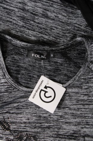 Damen Shirt Folk, Größe M, Farbe Grau, Preis 3,38 €