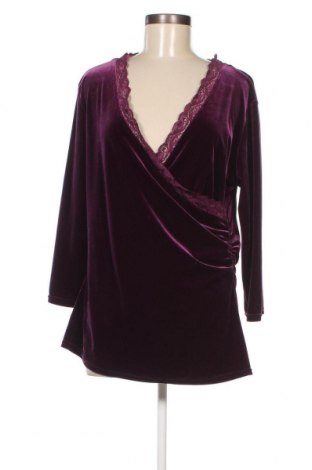 Γυναικεία μπλούζα Gina Bacconi, Μέγεθος XL, Χρώμα Βιολετί, Τιμή 3,67 €