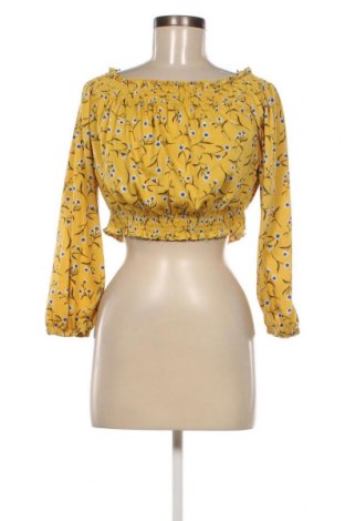 Дамска блуза H&M Divided, Размер M, Цвят Жълт, Цена 5,70 лв.
