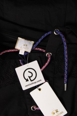 Γυναικεία μπλούζα La Martina, Μέγεθος S, Χρώμα Μαύρο, Τιμή 13,92 €
