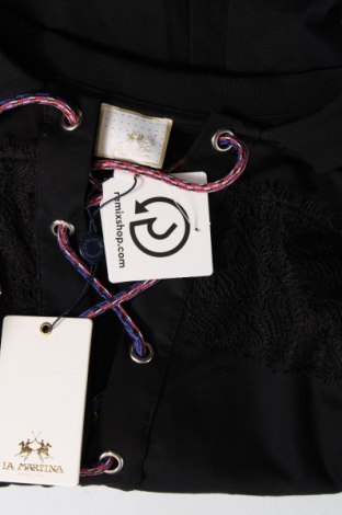 Γυναικεία μπλούζα La Martina, Μέγεθος XS, Χρώμα Μαύρο, Τιμή 23,20 €