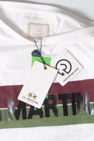 Γυναικεία μπλούζα La Martina, Μέγεθος L, Χρώμα Λευκό, Τιμή 77,32 €