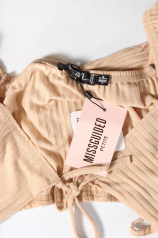 Damen Shirt Missguided, Größe XS, Farbe Beige, Preis 3,36 €