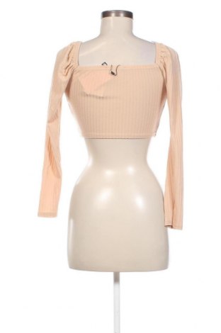 Γυναικεία μπλούζα Missguided, Μέγεθος XS, Χρώμα  Μπέζ, Τιμή 3,52 €