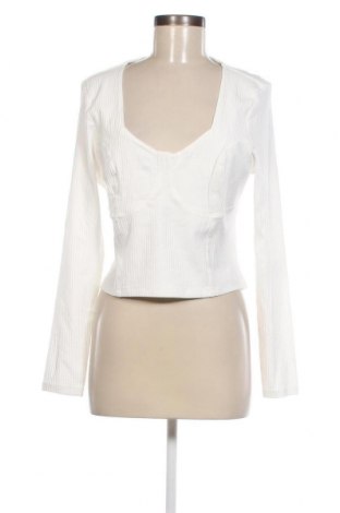 Γυναικεία μπλούζα Monki, Μέγεθος XL, Χρώμα Λευκό, Τιμή 8,04 €