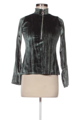 Дамска блуза Nly Trend, Размер XS, Цвят Зелен, Цена 5,89 лв.