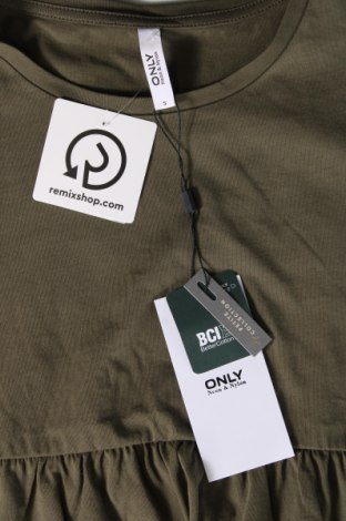 Γυναικεία μπλούζα ONLY, Μέγεθος S, Χρώμα Πράσινο, Τιμή 6,19 €