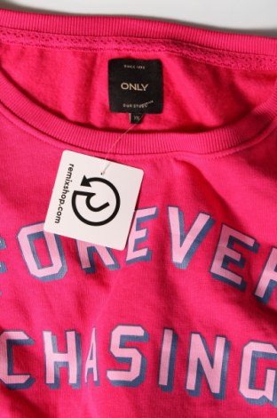 Γυναικεία μπλούζα ONLY, Μέγεθος XS, Χρώμα Ρόζ , Τιμή 3,25 €