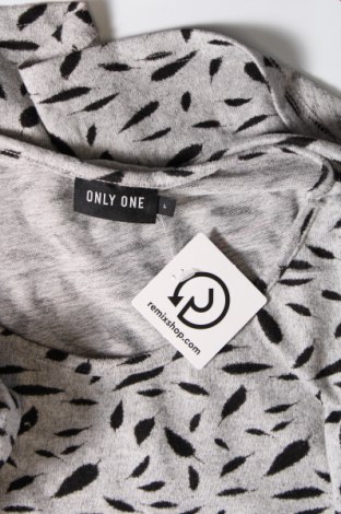 Γυναικεία μπλούζα Only One, Μέγεθος L, Χρώμα Γκρί, Τιμή 4,23 €