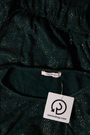 Γυναικεία μπλούζα Orsay, Μέγεθος S, Χρώμα Πράσινο, Τιμή 2,59 €