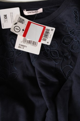 Γυναικεία μπλούζα Orsay, Μέγεθος S, Χρώμα Μπλέ, Τιμή 5,75 €