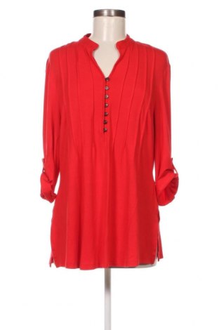 Γυναικεία μπλούζα Peter Hahn, Μέγεθος L, Χρώμα Κόκκινο, Τιμή 15,35 €
