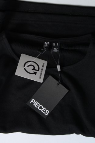 Γυναικεία μπλούζα Pieces, Μέγεθος M, Χρώμα Μαύρο, Τιμή 5,77 €