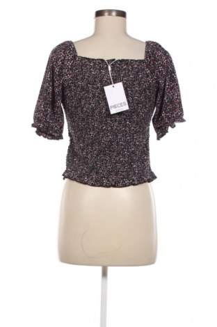 Дамска блуза Pieces, Размер M, Цвят Многоцветен, Цена 12,40 лв.