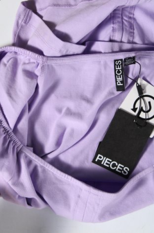 Γυναικεία μπλούζα Pieces, Μέγεθος L, Χρώμα Βιολετί, Τιμή 6,19 €