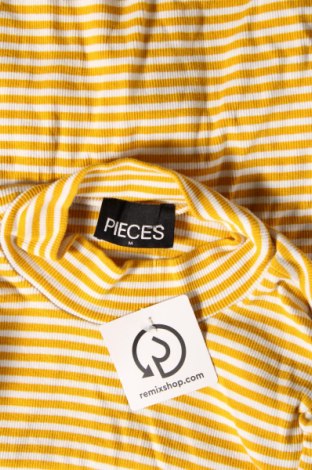 Дамска блуза Pieces, Размер M, Цвят Многоцветен, Цена 8,25 лв.