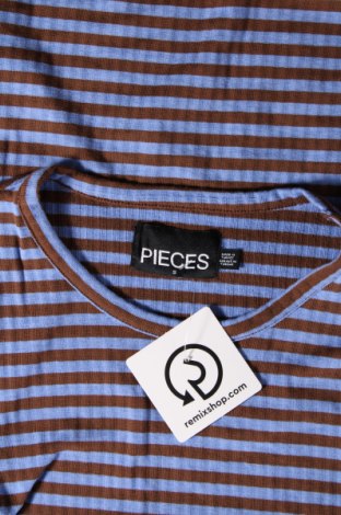 Дамска блуза Pieces, Размер S, Цвят Многоцветен, Цена 7,35 лв.