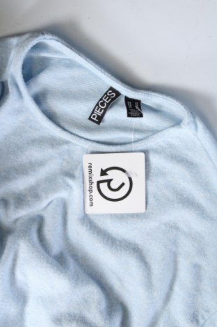 Γυναικεία μπλούζα Pieces, Μέγεθος XS, Χρώμα Μπλέ, Τιμή 3,43 €