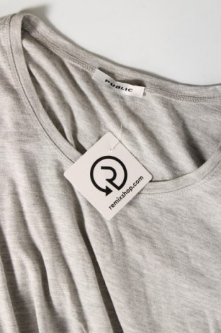 Γυναικεία μπλούζα Public, Μέγεθος L, Χρώμα Γκρί, Τιμή 3,17 €