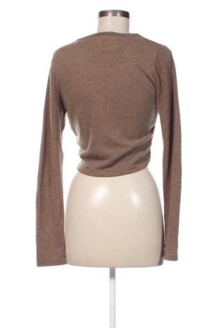 Γυναικεία μπλούζα Pull&Bear, Μέγεθος L, Χρώμα Καφέ, Τιμή 2,00 €
