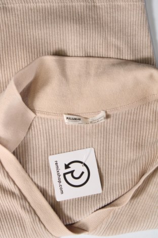 Γυναικεία μπλούζα Pull&Bear, Μέγεθος M, Χρώμα  Μπέζ, Τιμή 3,29 €