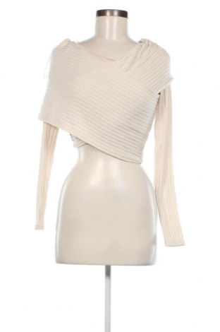 Γυναικεία μπλούζα Pull&Bear, Μέγεθος M, Χρώμα Εκρού, Τιμή 7,93 €