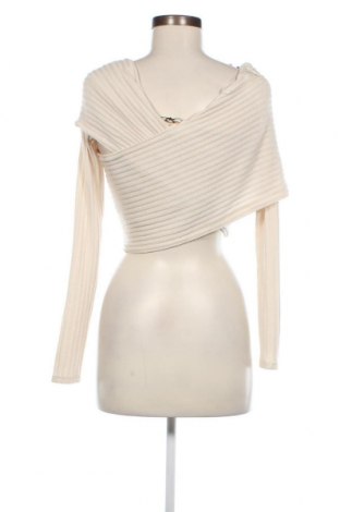 Дамска блуза Pull&Bear, Размер M, Цвят Екрю, Цена 6,51 лв.