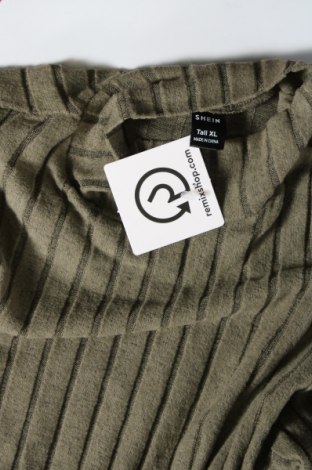 Γυναικεία μπλούζα SHEIN, Μέγεθος XL, Χρώμα Πράσινο, Τιμή 3,29 €