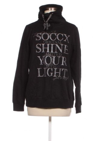 Γυναικεία μπλούζα Soccx, Μέγεθος L, Χρώμα Μαύρο, Τιμή 10,09 €