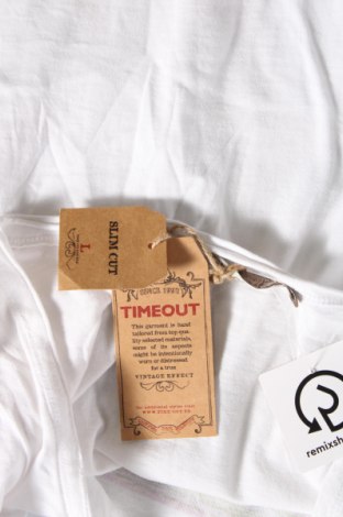 Γυναικεία μπλούζα Timeout, Μέγεθος L, Χρώμα Λευκό, Τιμή 22,83 €
