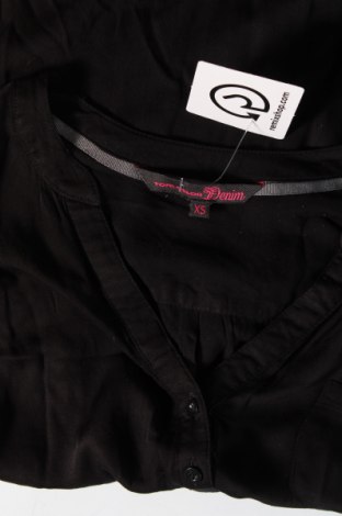 Γυναικεία μπλούζα Tom Tailor, Μέγεθος XS, Χρώμα Μαύρο, Τιμή 2,23 €