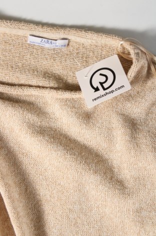 Γυναικεία μπλούζα Zara, Μέγεθος L, Χρώμα  Μπέζ, Τιμή 10,23 €