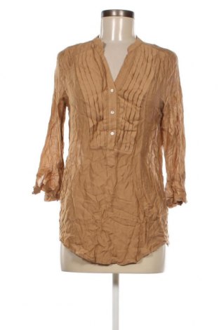 Дамска блуза Zara, Размер S, Цвят Бежов, Цена 58,73 лв.