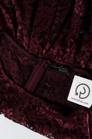 Дамска блуза Zara, Размер S, Цвят Червен, Цена 5,10 лв.