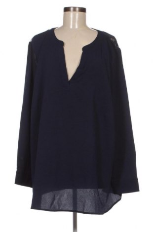 Γυναικεία μπλούζα Zizzi, Μέγεθος 3XL, Χρώμα Μπλέ, Τιμή 6,96 €