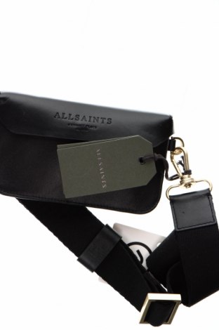 Дамска чанта AllSaints, Цвят Черен, Цена 299,00 лв.