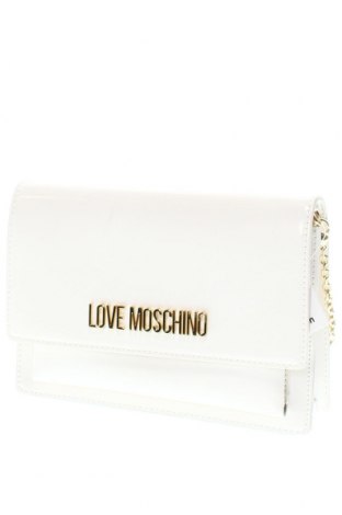 Дамска чанта Love Moschino, Цвят Бял, Цена 181,35 лв.
