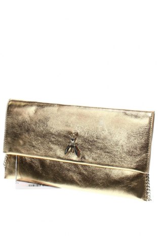 Γυναικεία τσάντα Patrizia Pepe, Χρώμα Χρυσαφί, Τιμή 160,49 €