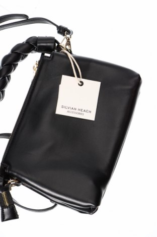 Дамска чанта Silvian Heach, Цвят Черен, Цена 70,08 лв.