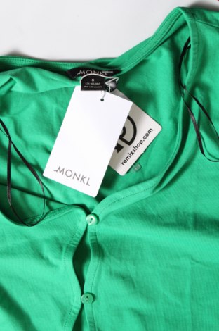 Damen Strickjacke Monki, Größe S, Farbe Grün, Preis 4,29 €