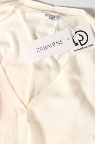 Γυναικεία ζακέτα Zabaione, Μέγεθος L, Χρώμα Εκρού, Τιμή 7,62 €