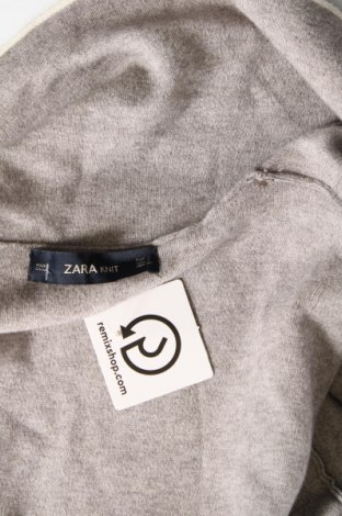 Дамска жилетка Zara Knitwear, Размер S, Цвят Сив, Цена 15,68 лв.