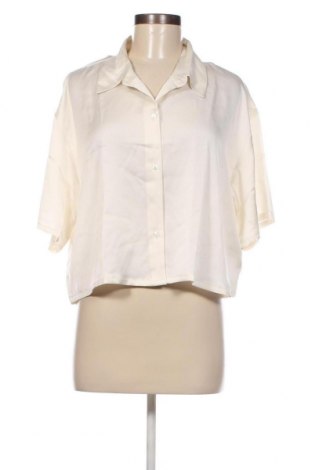 Γυναικείο πουκάμισο Abercrombie & Fitch, Μέγεθος L, Χρώμα Εκρού, Τιμή 15,77 €