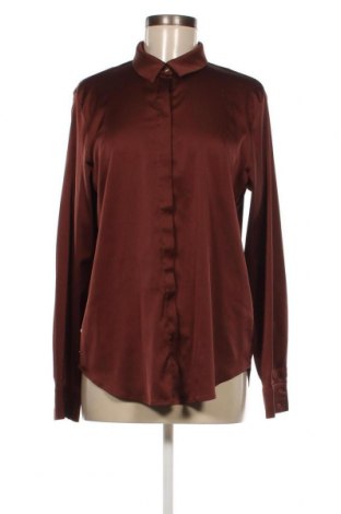 Дамска риза H&M, Размер L, Цвят Кафяв, Цена 15,05 лв.