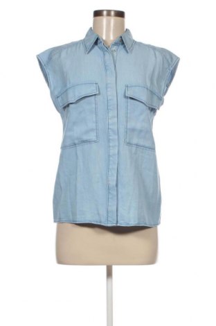 Γυναικείο πουκάμισο Mango, Μέγεθος S, Χρώμα Μπλέ, Τιμή 27,84 €